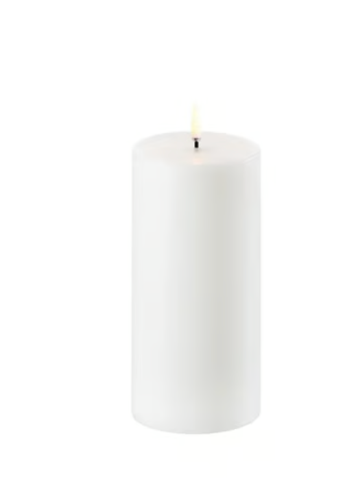 LED pillar candle white 3x6