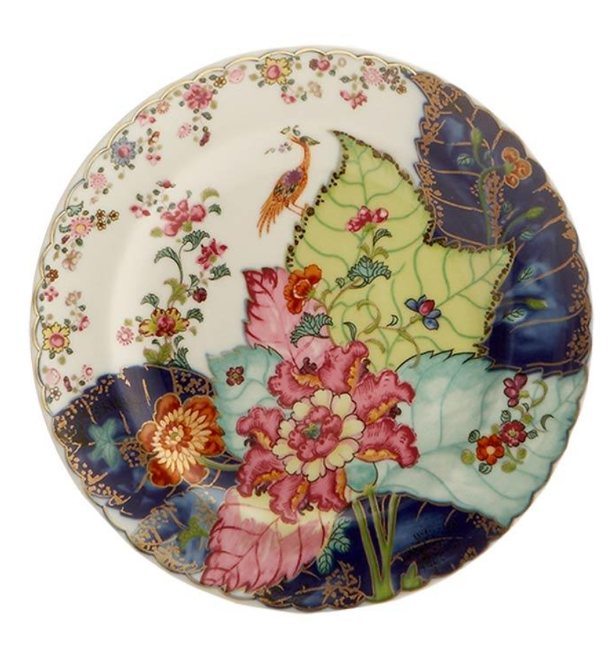 Tobacco Leaf Bread & Butter Plate