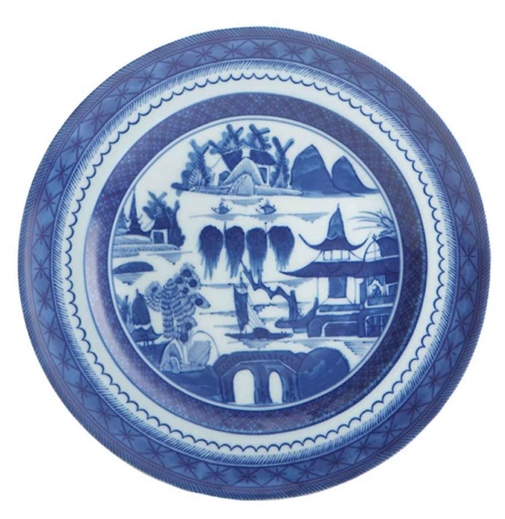 Blue Canton Dessert Plate