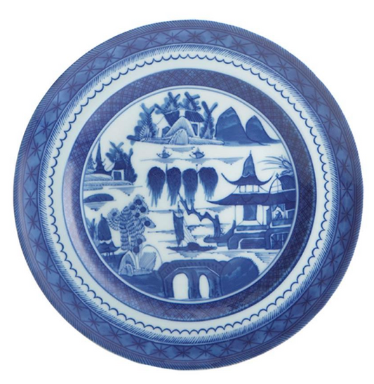 Blue Canton Dessert Plate