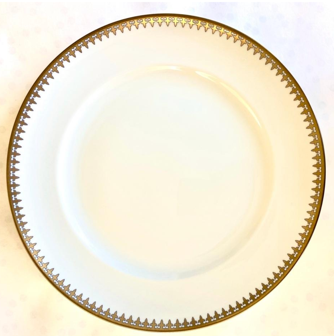 Gold Arrowhead Dinner Plate