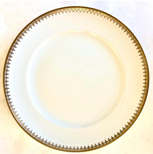 Gold Arrowhead Dinner Plate