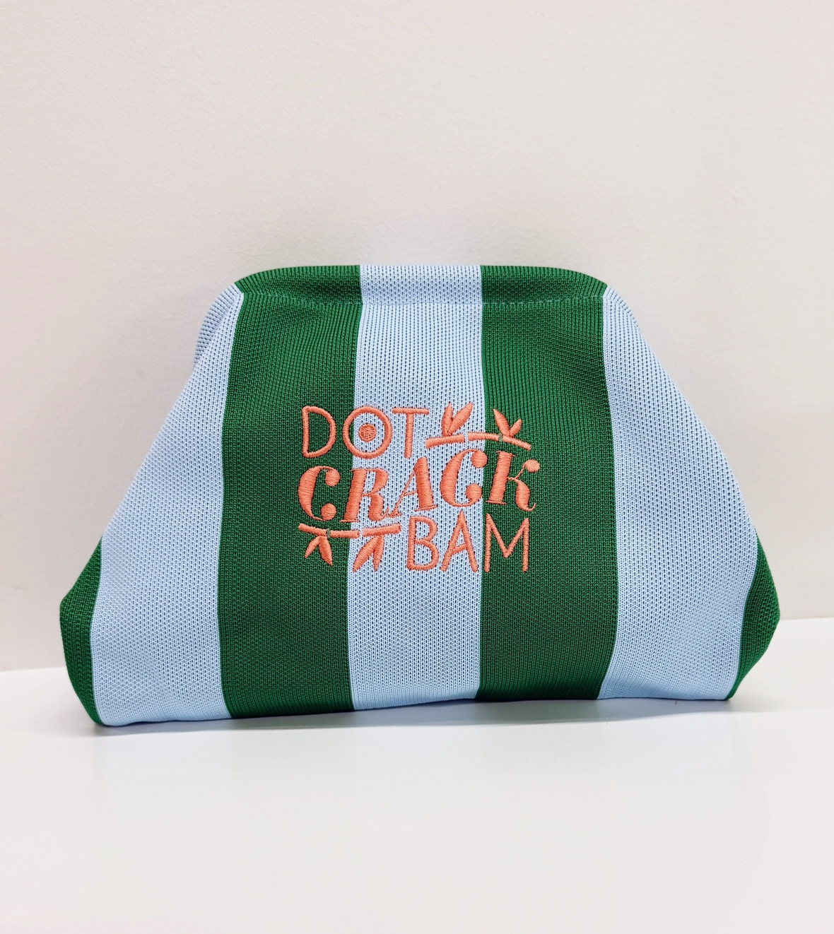 Dot Crack Bam Mahjong Tile Pouch