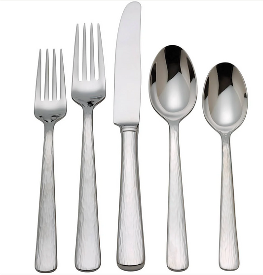 Silver Echo 5-Piece Place Setting