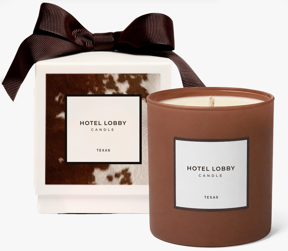 Texas-Leather Cedarwood Luxury Soy Candle - 9.75 oz