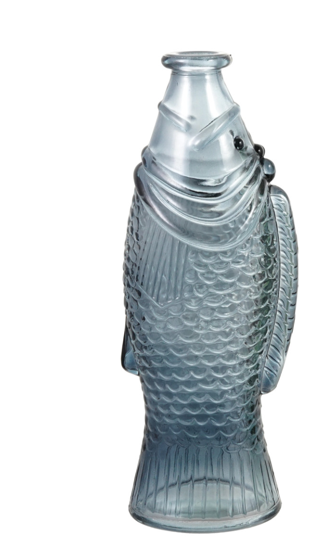Glass Fish Shaped Bottle-8oz