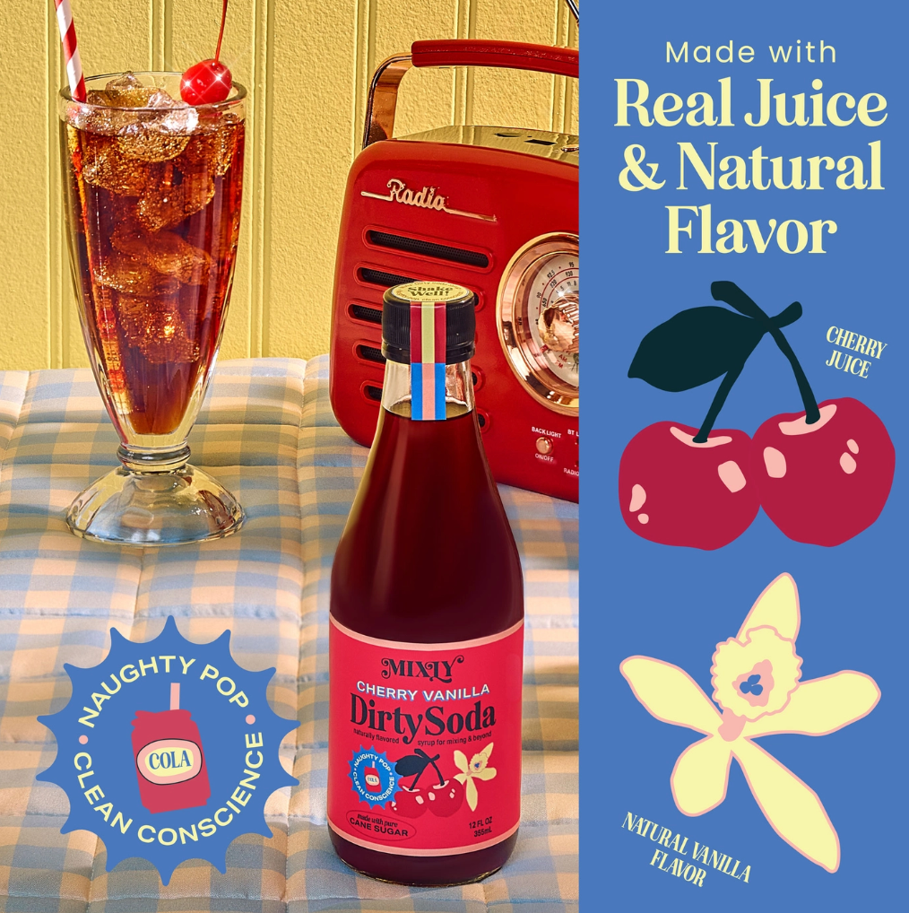 Cherry Vanilla Dirty Soda Syrup