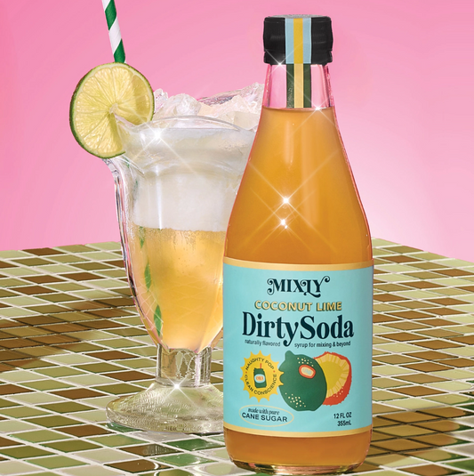 Coconut Lime Dirty Soda Syrup