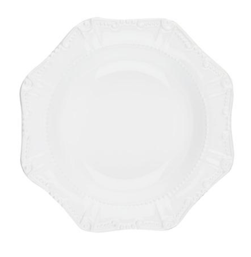 Isabella Pure White Rim/Pasta Bowl
