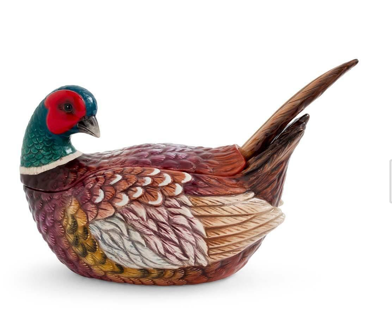 Pheasant Gravy Boat & Ladle