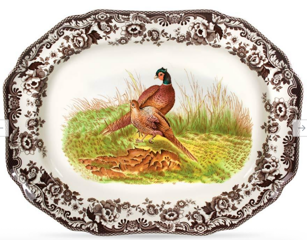 Pheasant Platter 19"