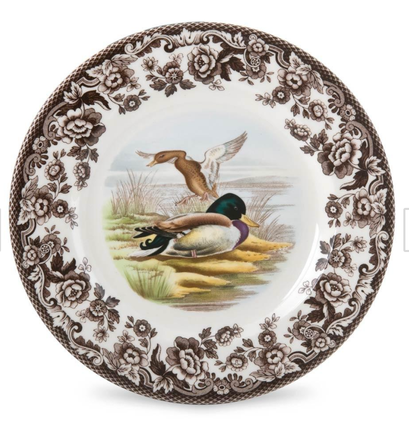 Woodland Mallard Salad Plate