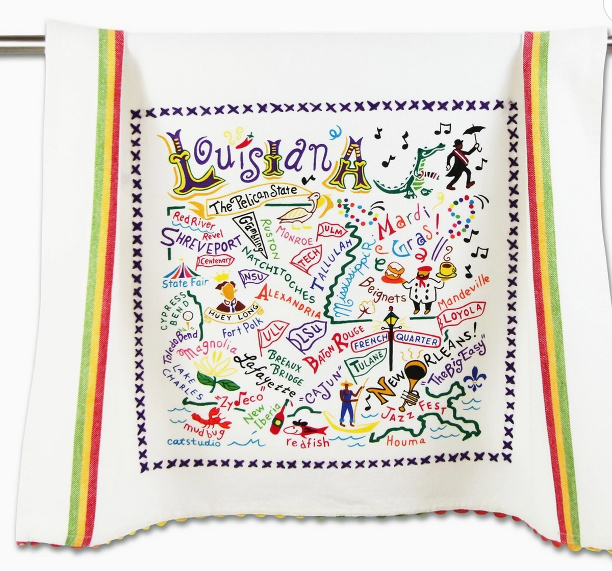 Louisiana Dish Towel