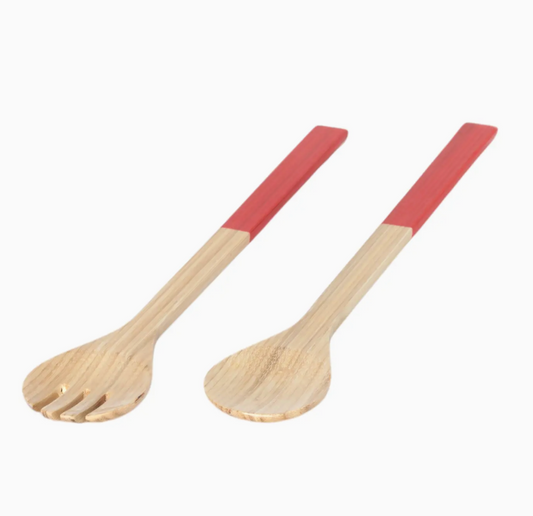 Large Bamboo Server Set