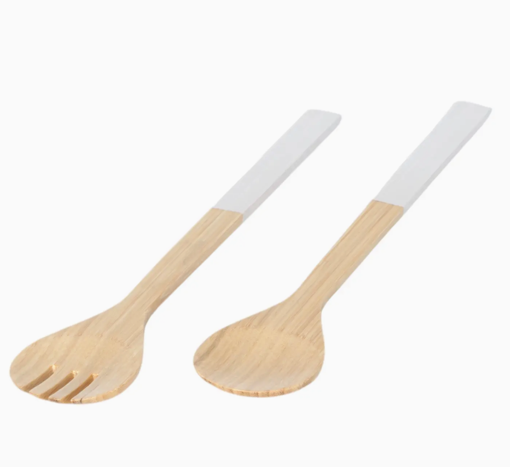 Large Bamboo Server Set