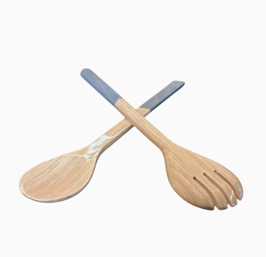 Large Bamboo Server Set