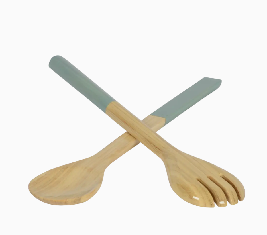 Large Bamboo Server Set